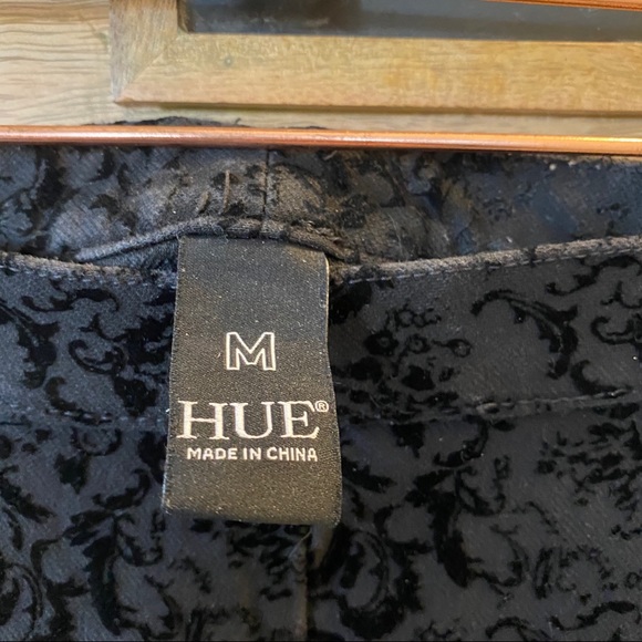 Hue black leggings with velvet tapestry print - Picture 5 of 6